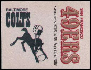 Baltimore Colts Logo San Francisco 49ers Name